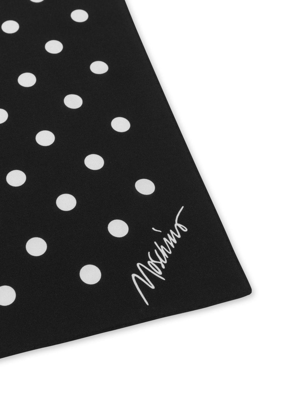 polka-dot silk scarf Product Image