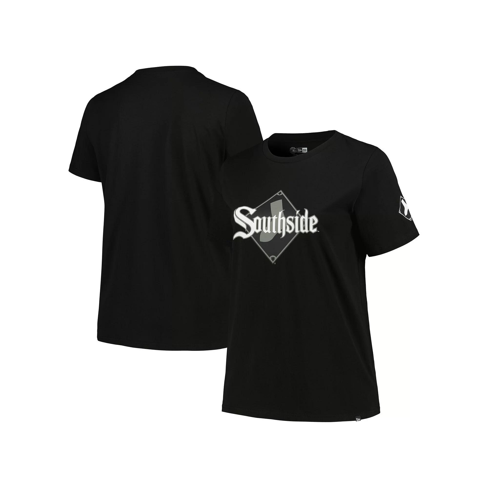 Women's New Era Black Chicago White Sox Plus Size City Connect T-Shirt, Size: 2XL Product Image