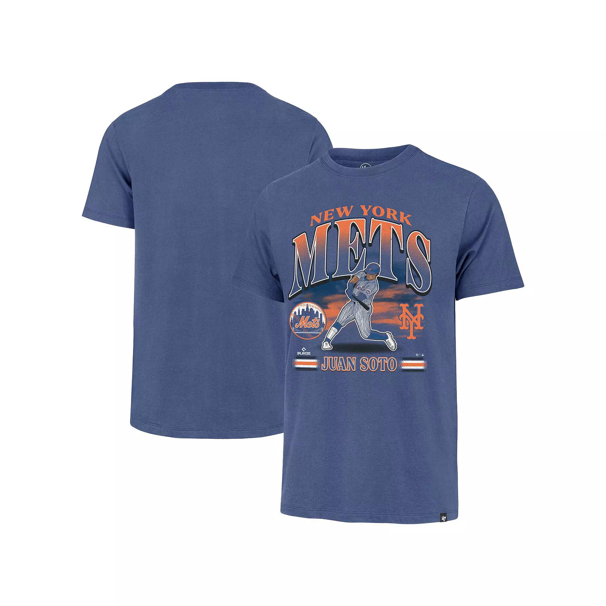 Men's '47 Juan Soto Royal New York Mets Graphic T-Shirt,  Product Image