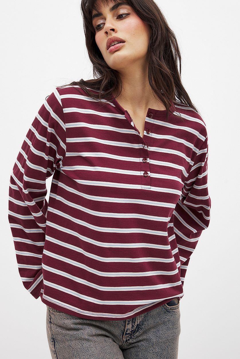 Button Long Sleeve Top Product Image