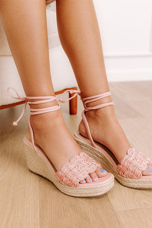 The Leah Lace Up Wedge Product Image