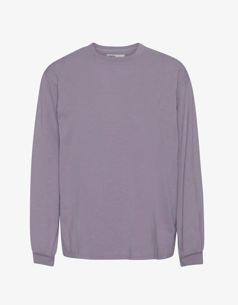 Oversized Organic LS T-Shirt - Faded Grey Product Image