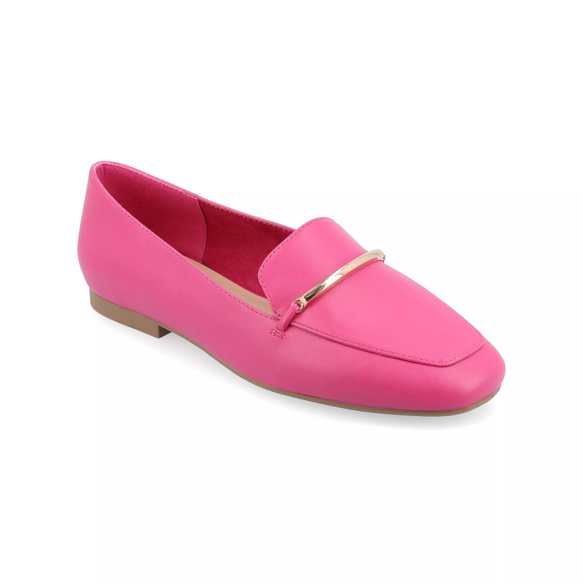 Journee Wrenn Tru Comfort Foam Womens Loafer Flats Pink Product Image