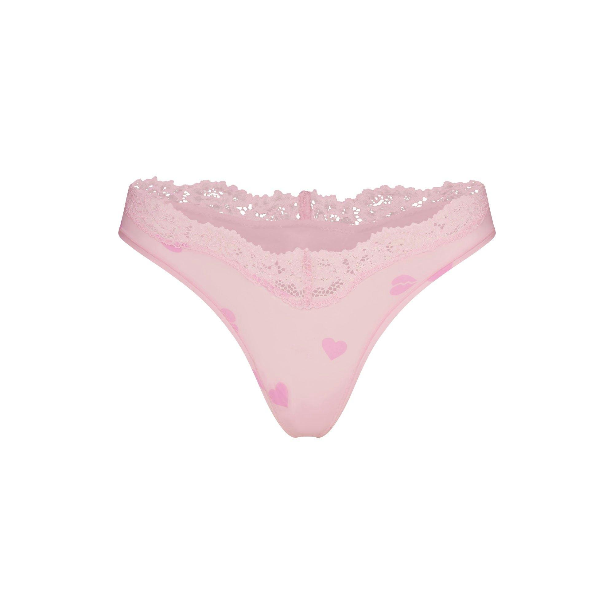 FITS EVERYBODY LACE DIPPED THONG 5-PACK | HEART BREAKER MULTI Product Image