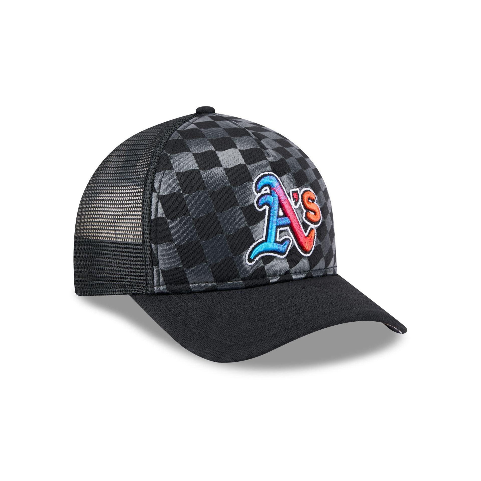 Athletics Gradient Raceway 9FORTY M-Crown A-Frame Trucker Hat Male Product Image