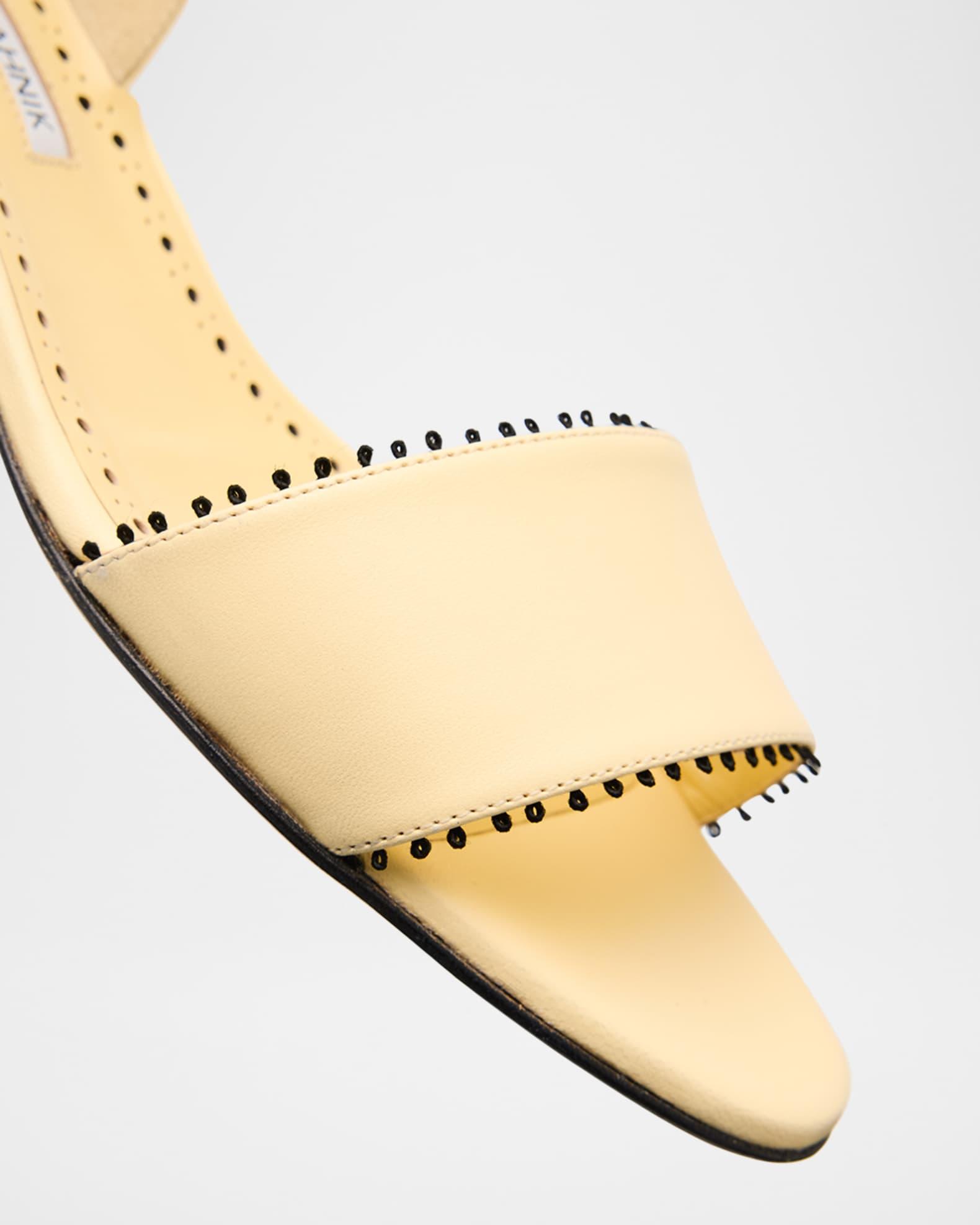 Patobar Leather Slingback Sandals Product Image