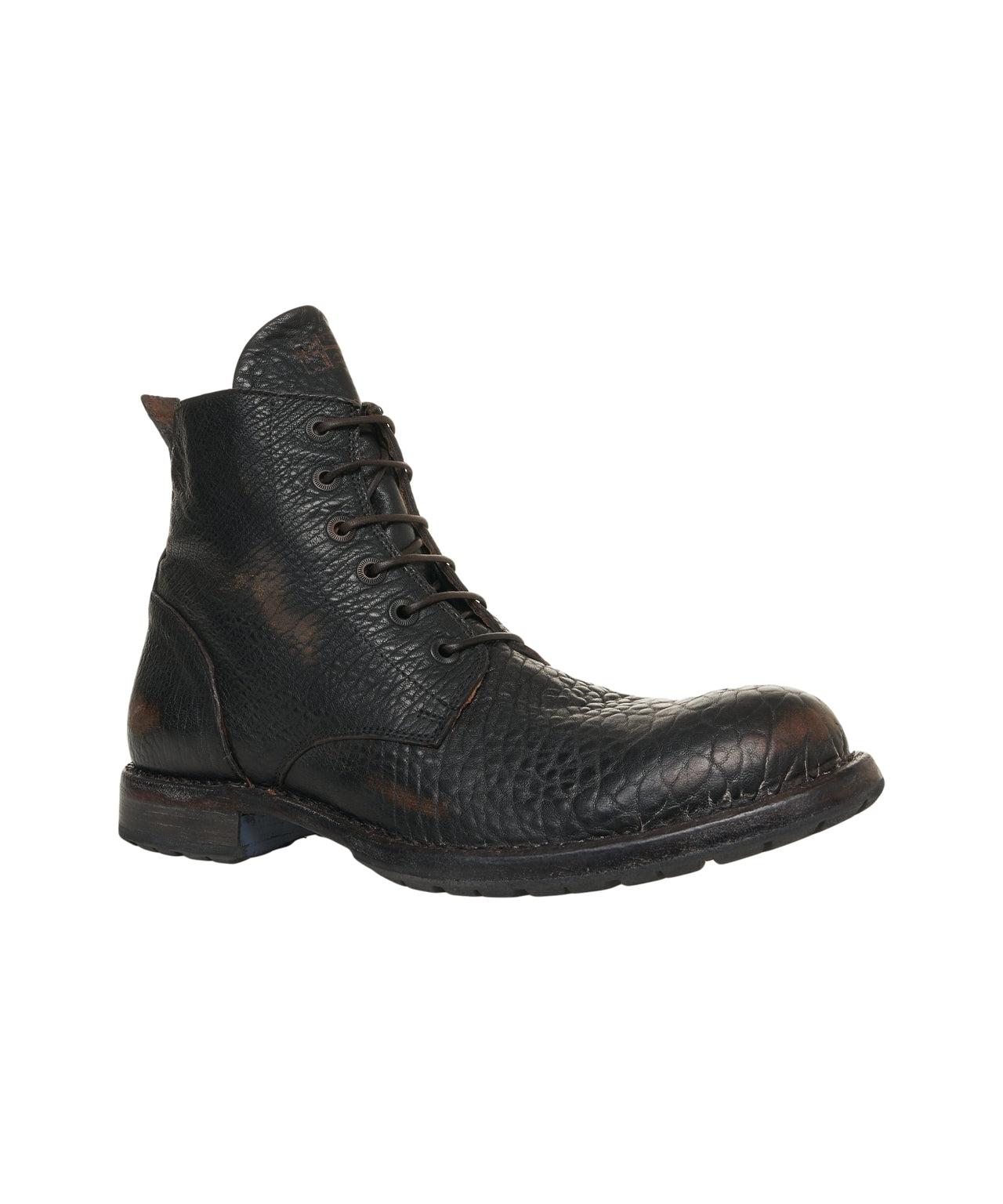 Boots in grained leather Product Image