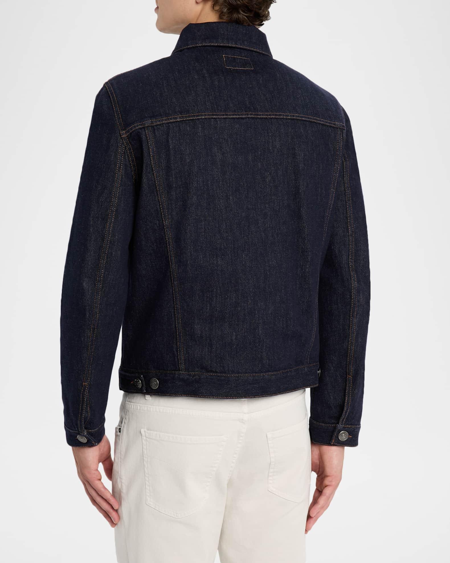Men's Italian Selvedge Denim Jacket Product Image