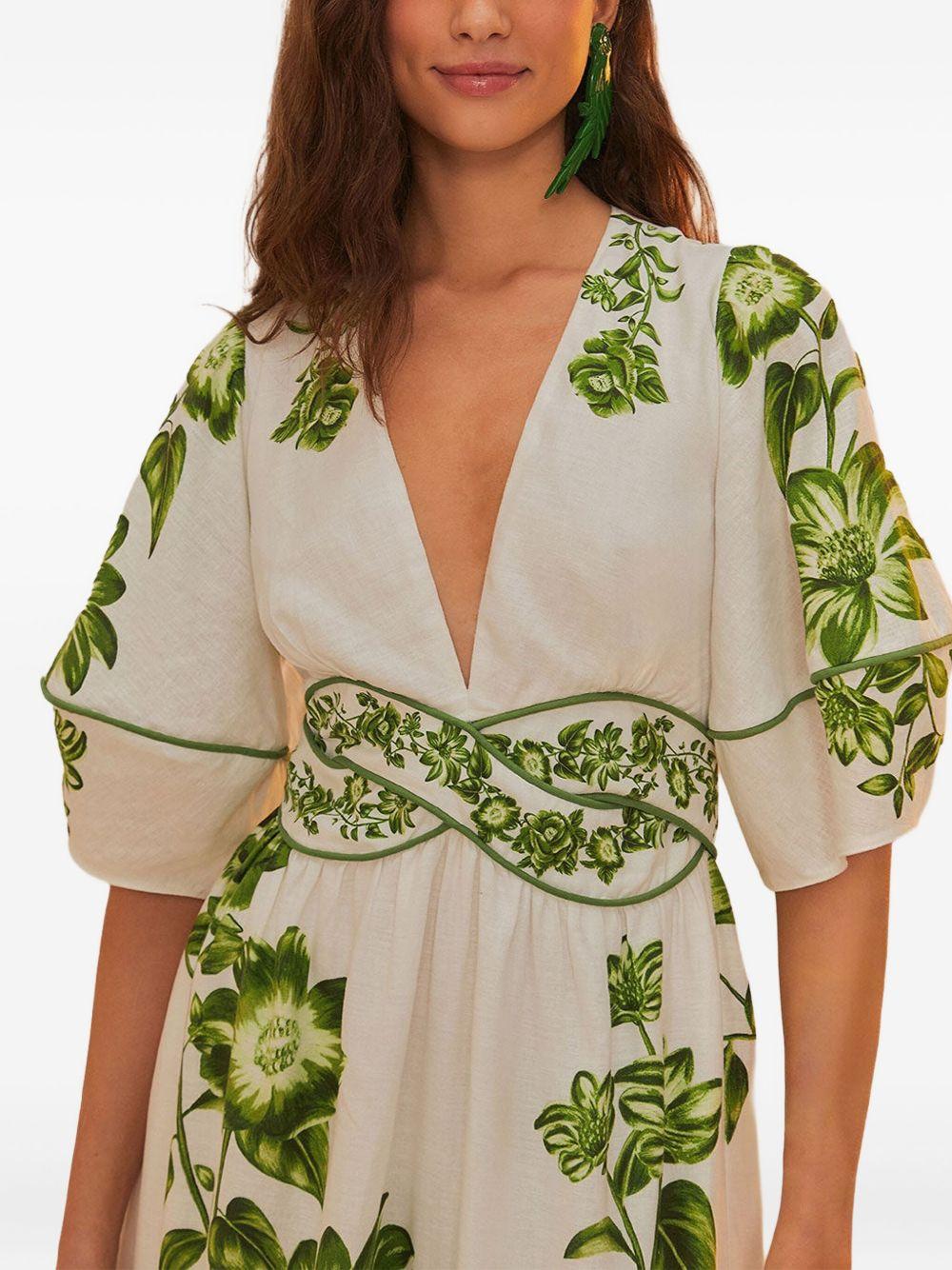 floral-print midi dress Product Image
