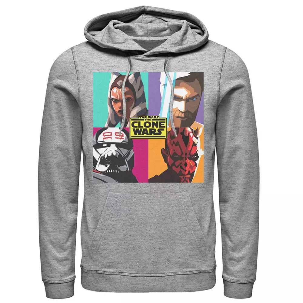 Men's Star Wars: The Clone Wars Pop Art Box Up Hoodie,  Product Image
