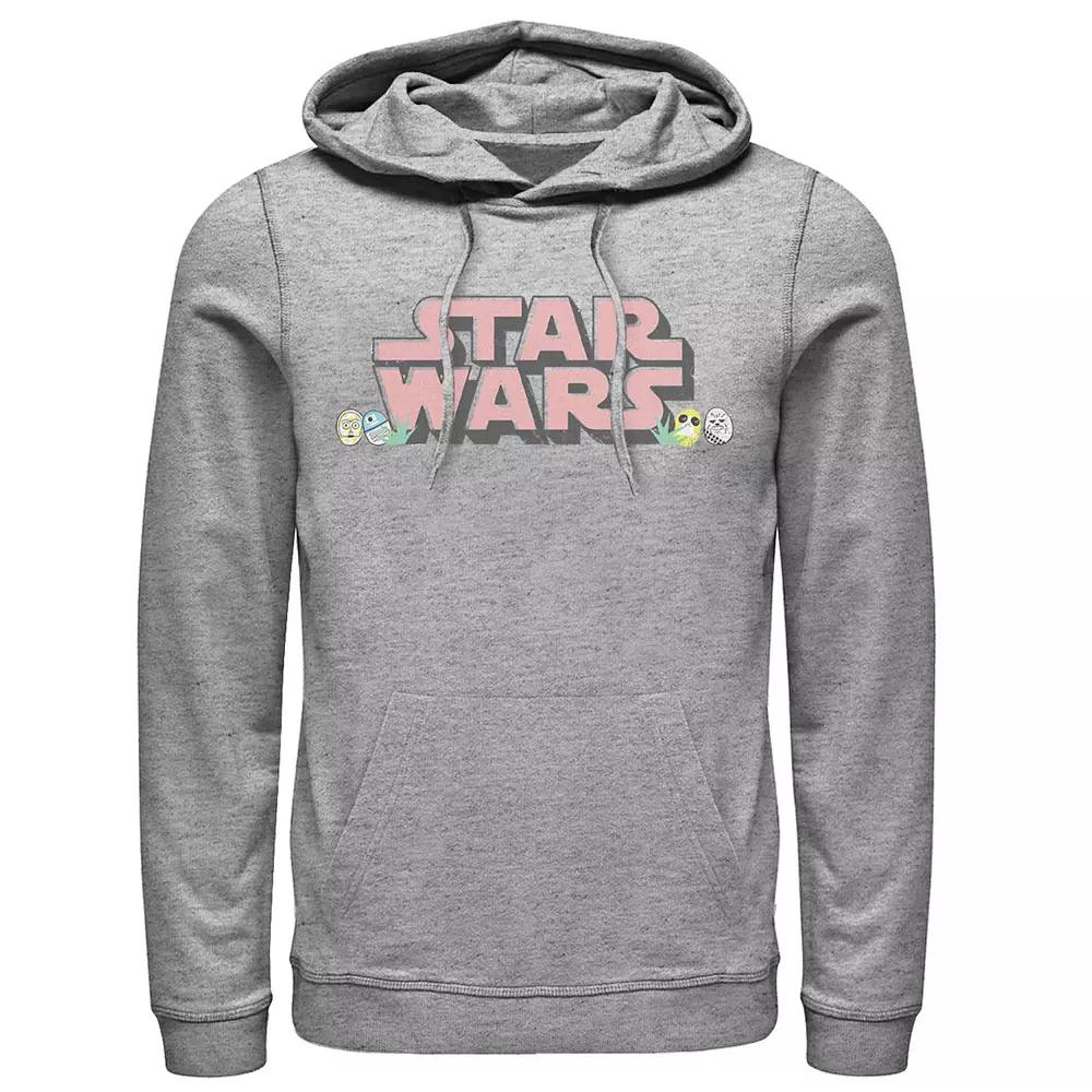 Men's Julie And The Phantoms Airbrush Heart Logo Hoodie, Size: XL, Athletic Grey Product Image