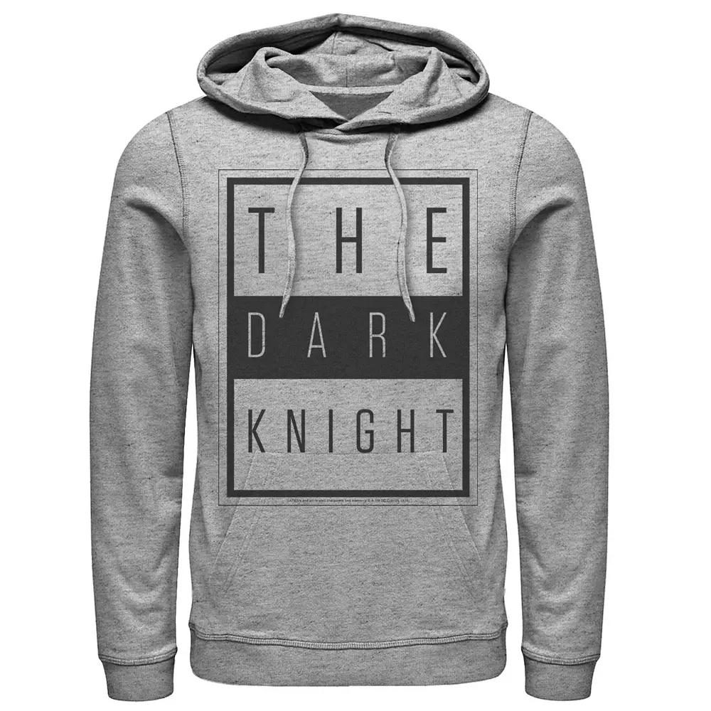 Men's DC Comics Batman The Dark Knight Block Poster Hoodie,  Product Image