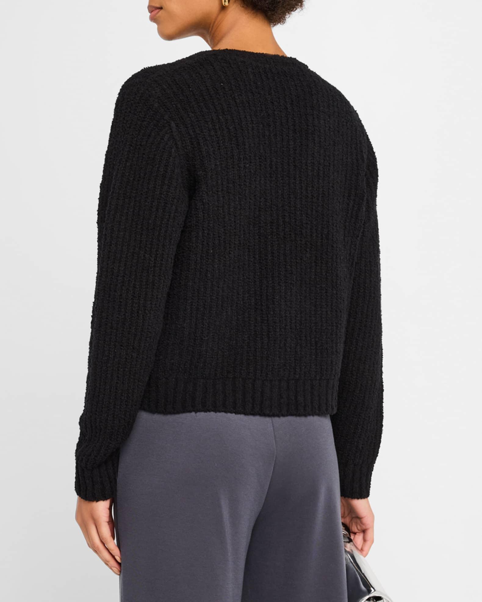 Fluffy V-Neck Cardigan Product Image