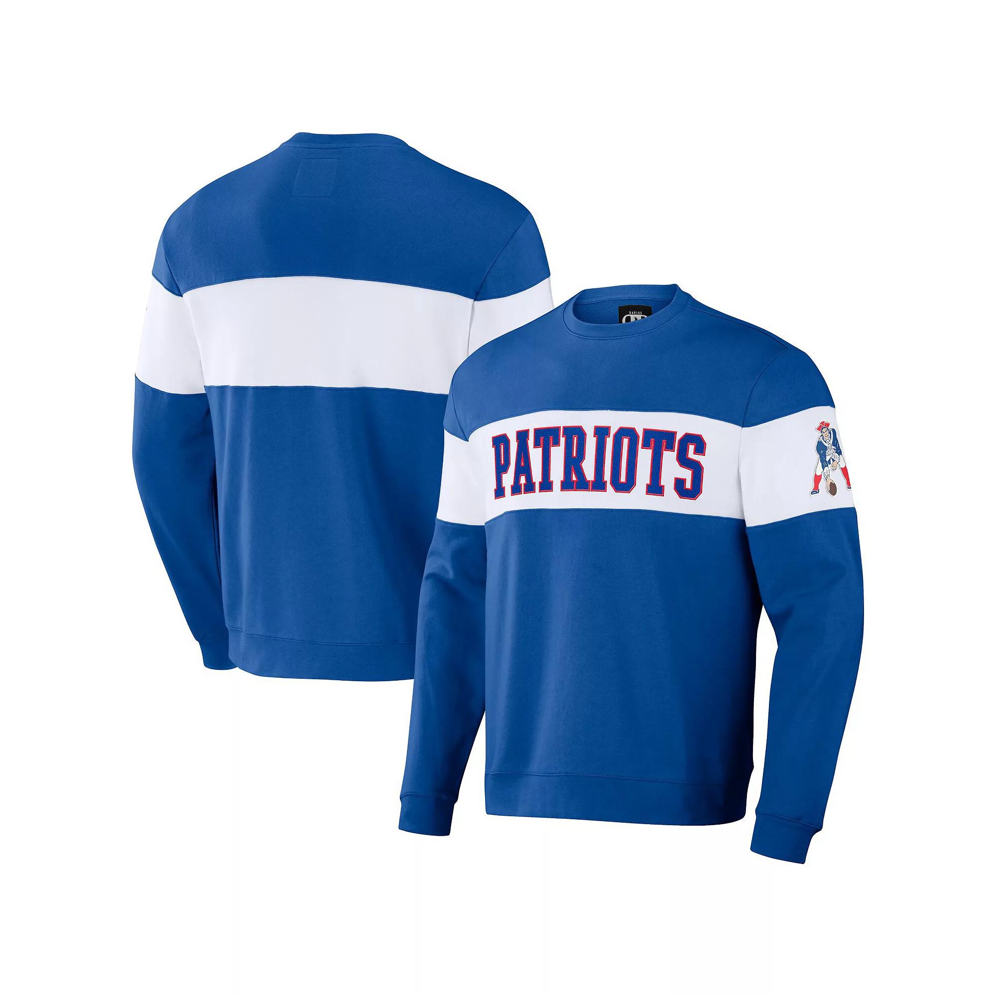 Men's Darius Rucker Collection by Fanatics Royal Chicago Cubs Stripe Pullover Sweatshirt,  Product Image