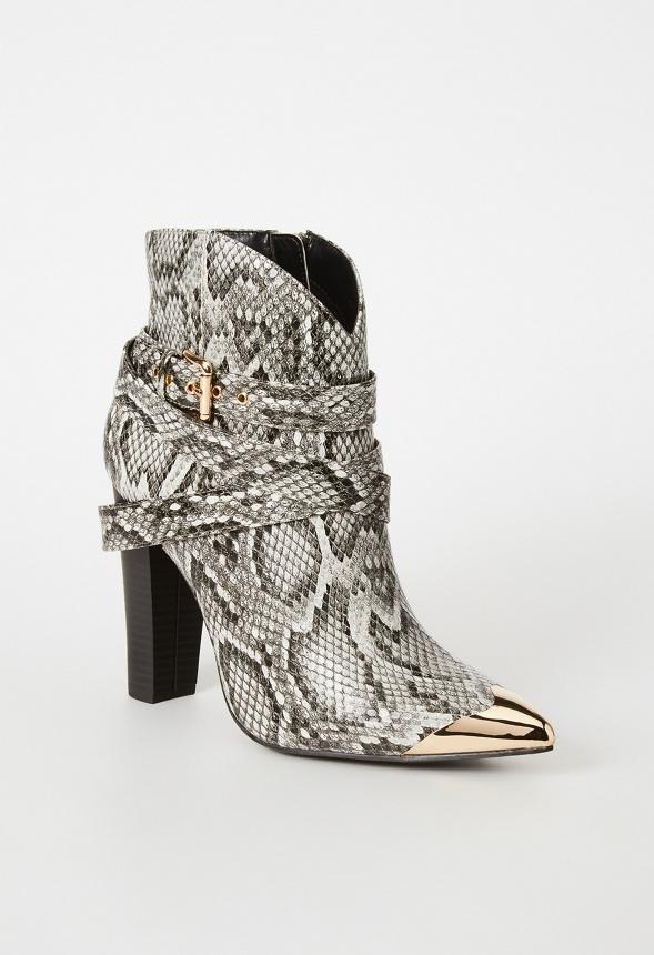 JustFab Margaux Platform Loafer Pump Womens Black/ White Size 8.5 Product Image