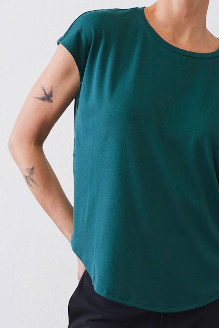 The Ribbed Tuck-In Tee Product Image