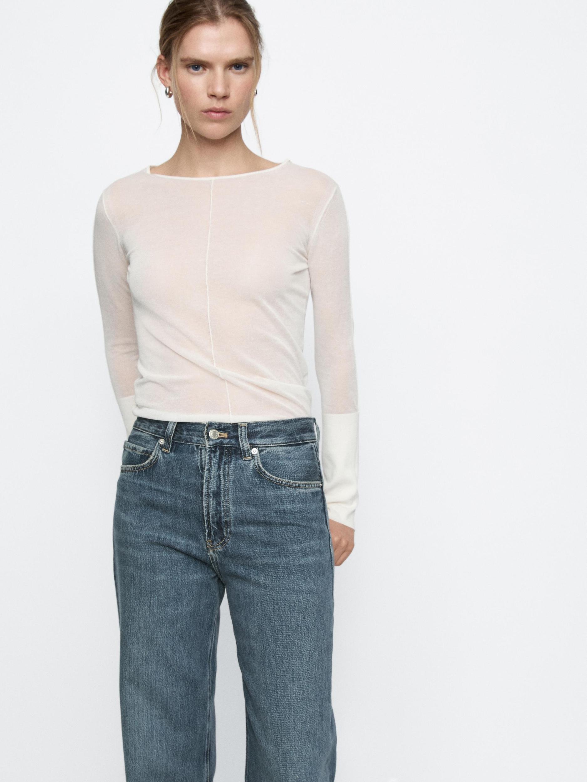 High-waist wide-leg jeans Product Image