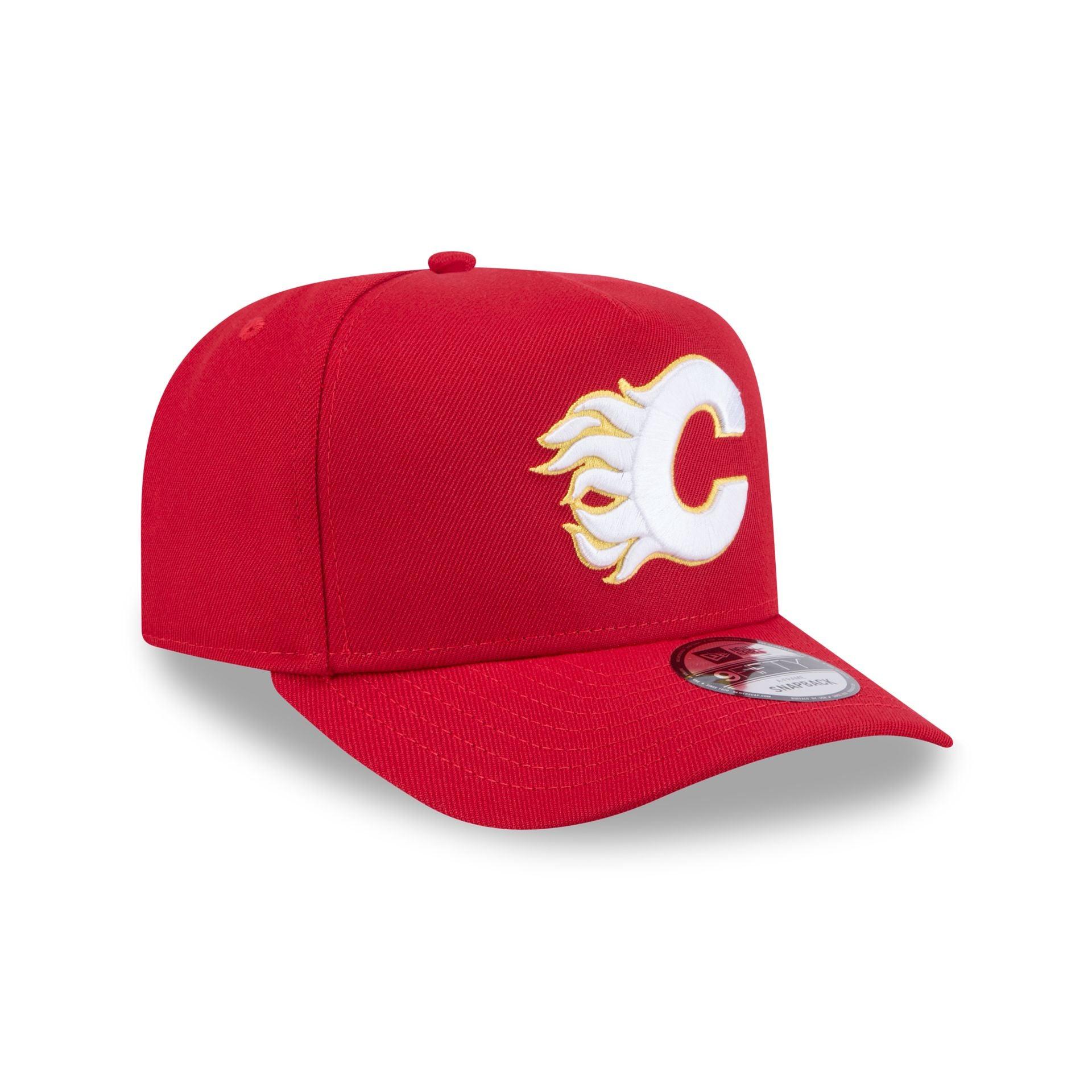 Calgary Flames Team 9FIFTY A-Frame Snapback Hat Male Product Image
