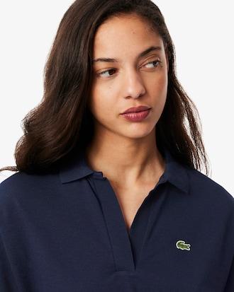 Relaxed Fit Fluid Piqué Polo Shirt Product Image