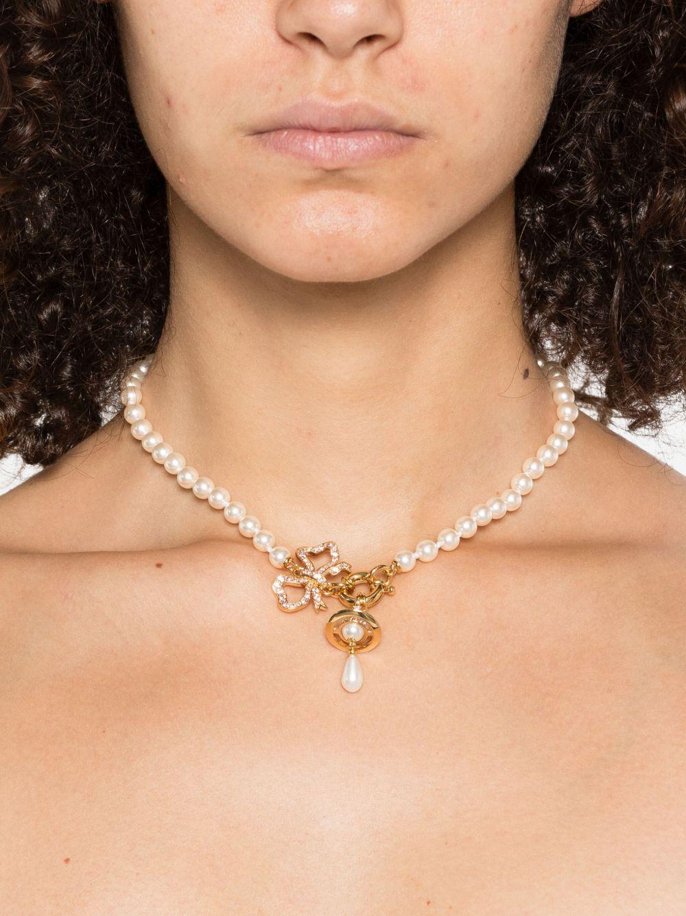 bow-pendant necklace Product Image