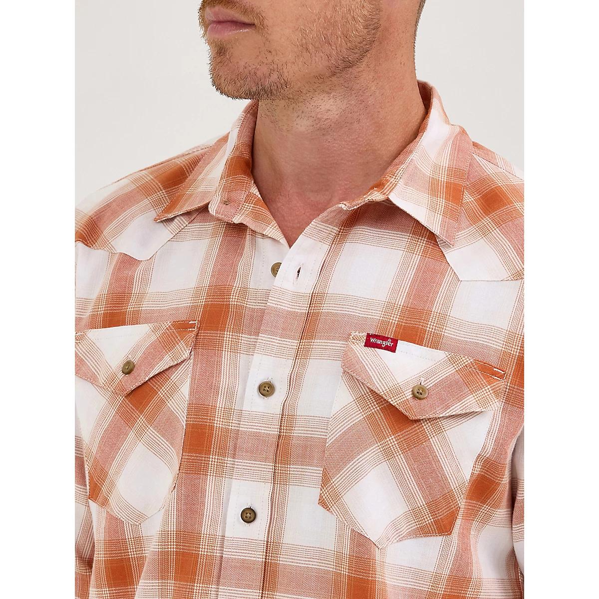 Men's Plaid Broken Twill Shirt in Hazel Product Image