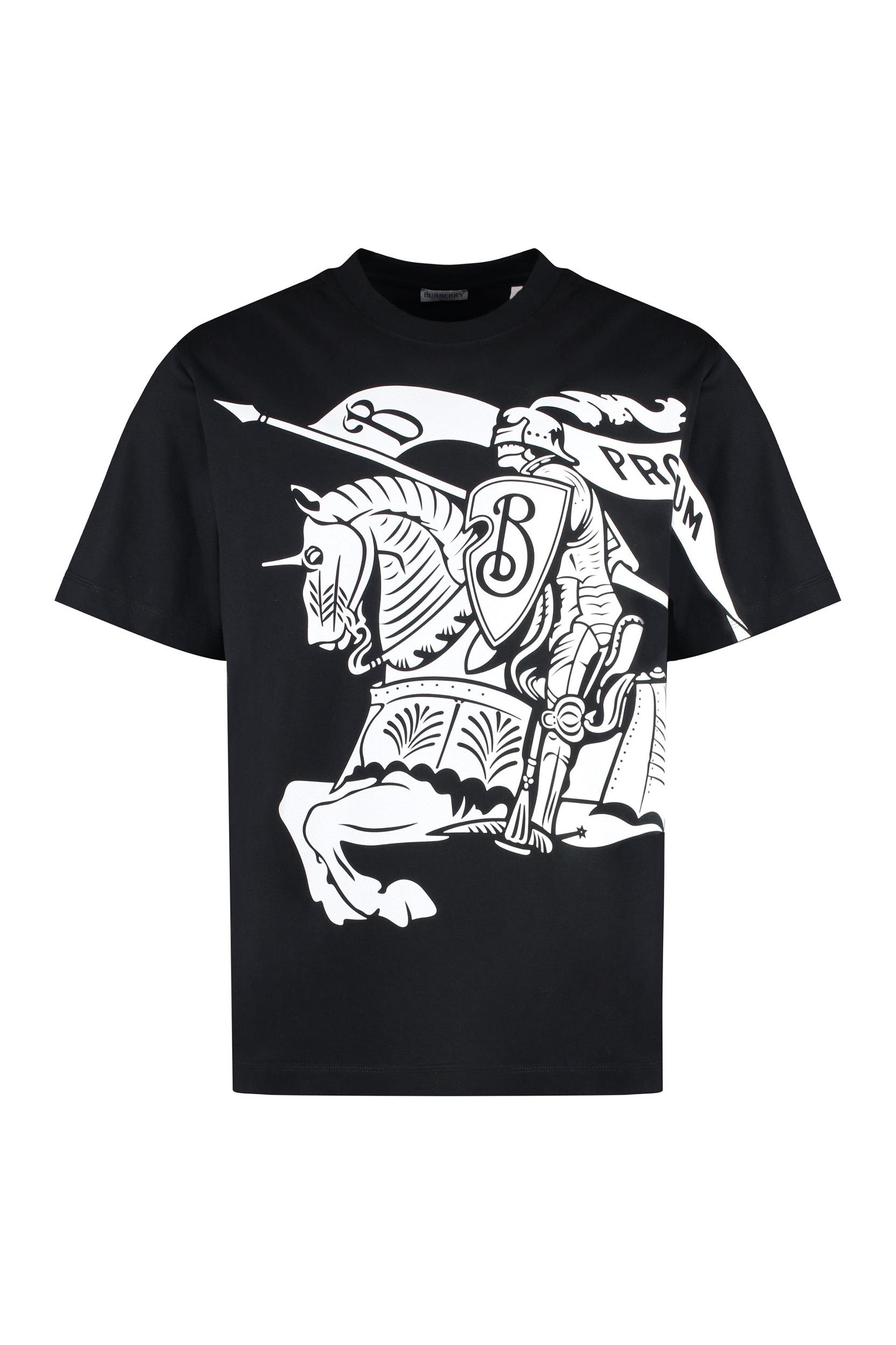 Equestrian Knight-print cotton T-shirt Product Image
