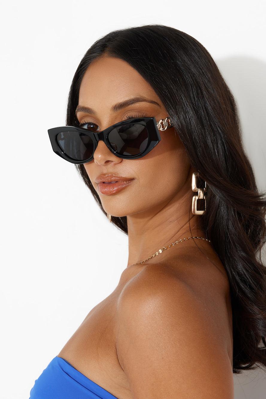 BANBE The Adriana Sunglasses Black Ink Product Image