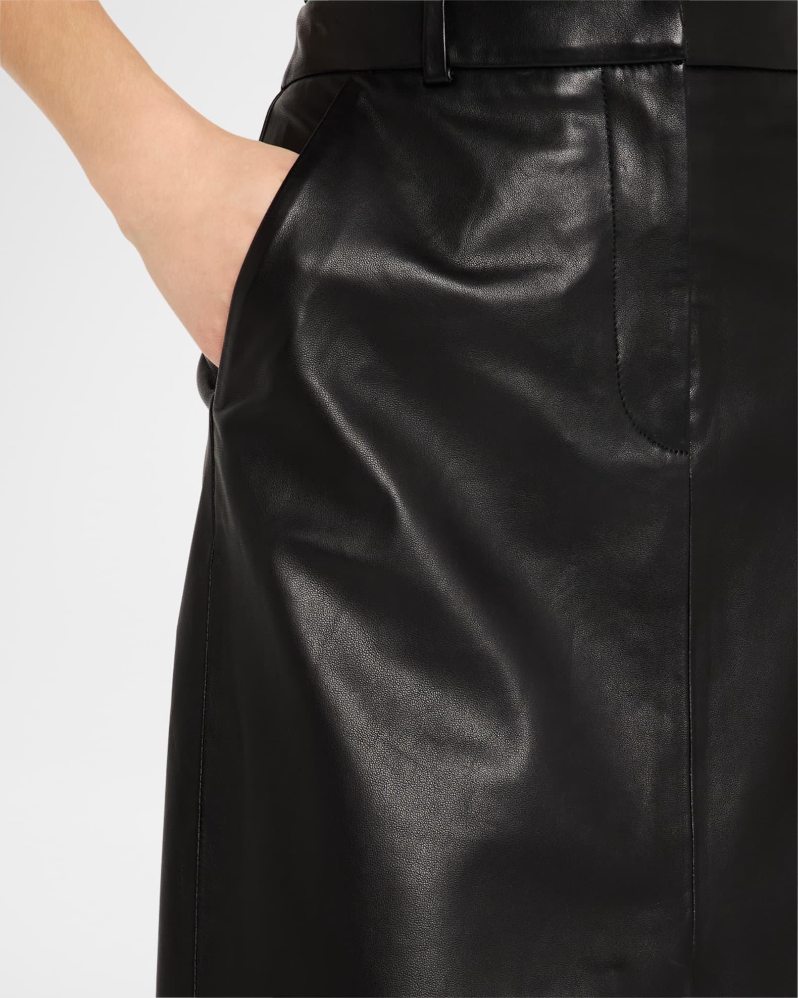 Maxine Leather Skirt Product Image