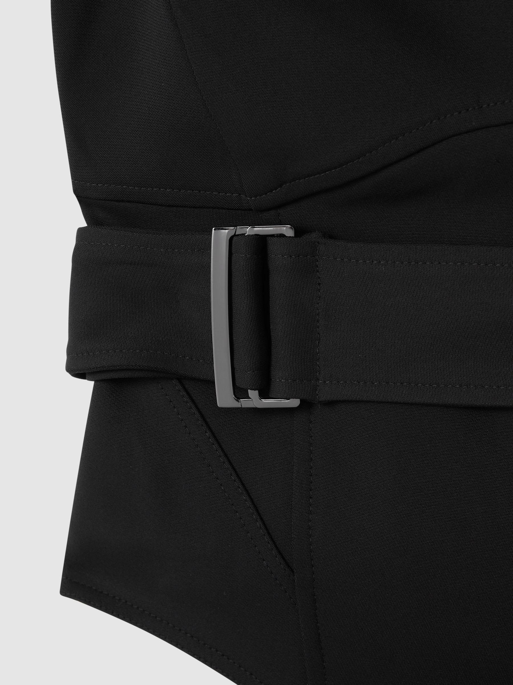 Belted Corset Top in Black Product Image