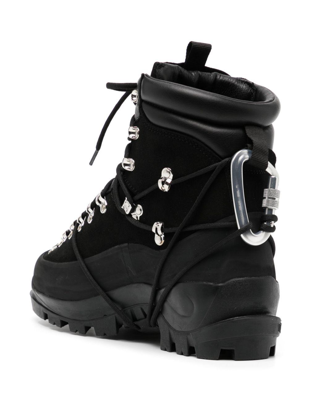 lace-up leather hiking boots Product Image