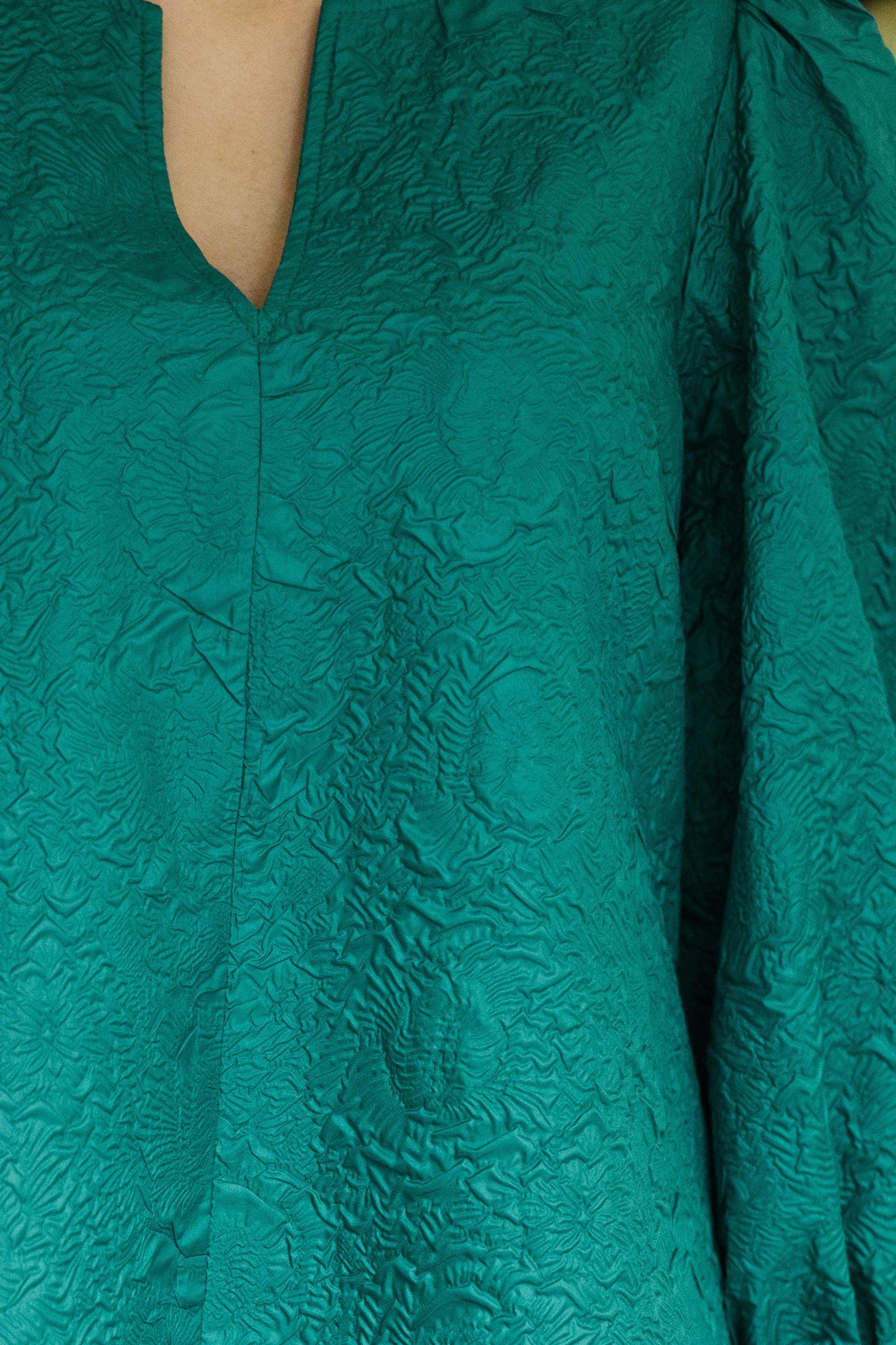 At A Glance Emerald Textured Dress Female Product Image