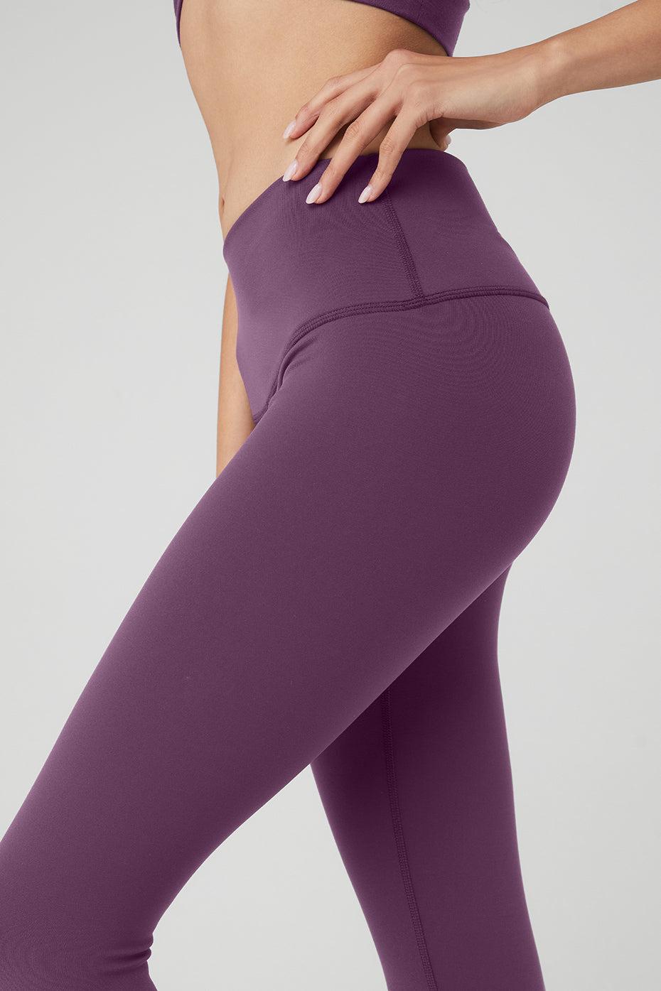 7/8 High-Waist Airbrush Legging - Dark Plum Product Image