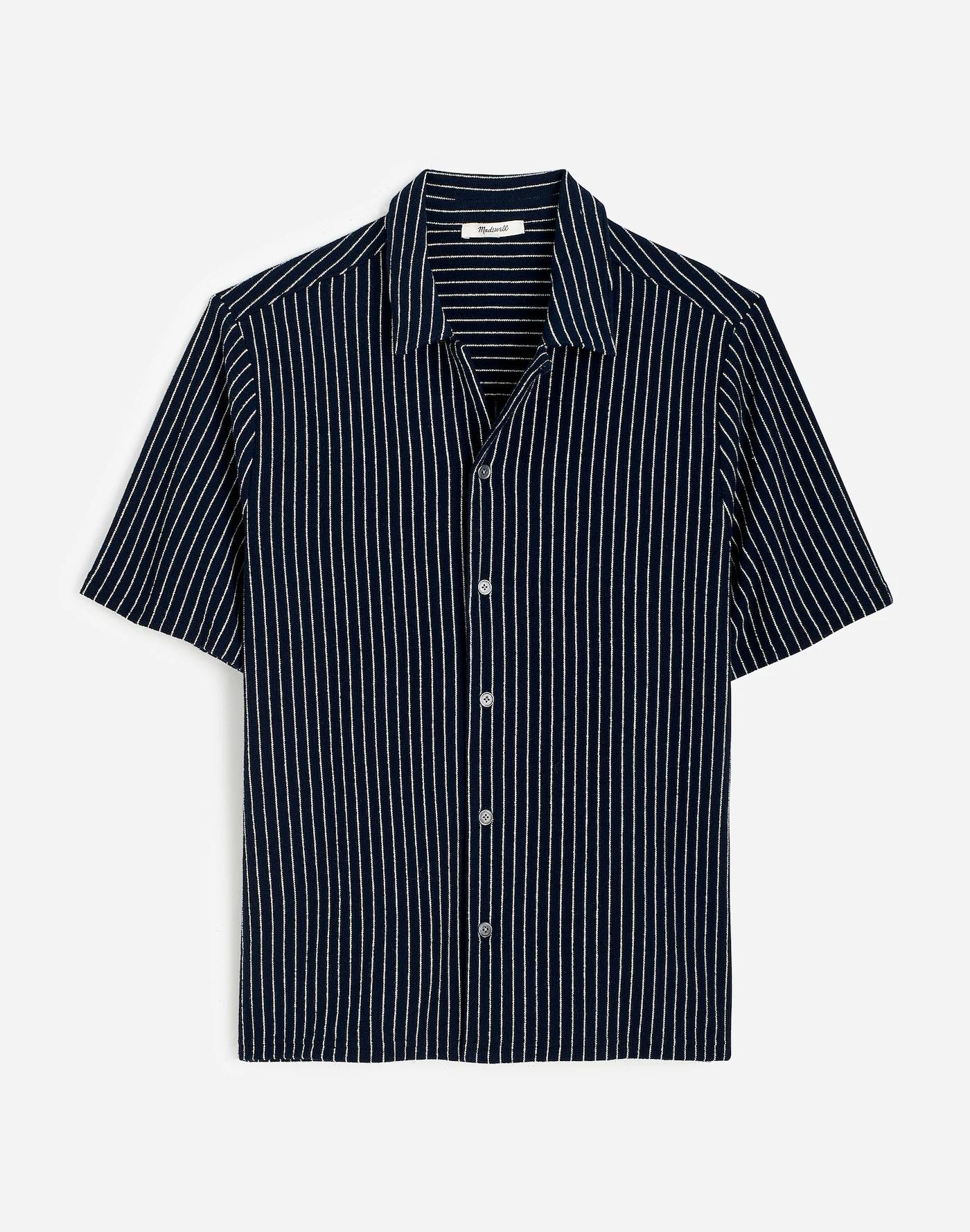 Textured Camp Collar Shirt Product Image