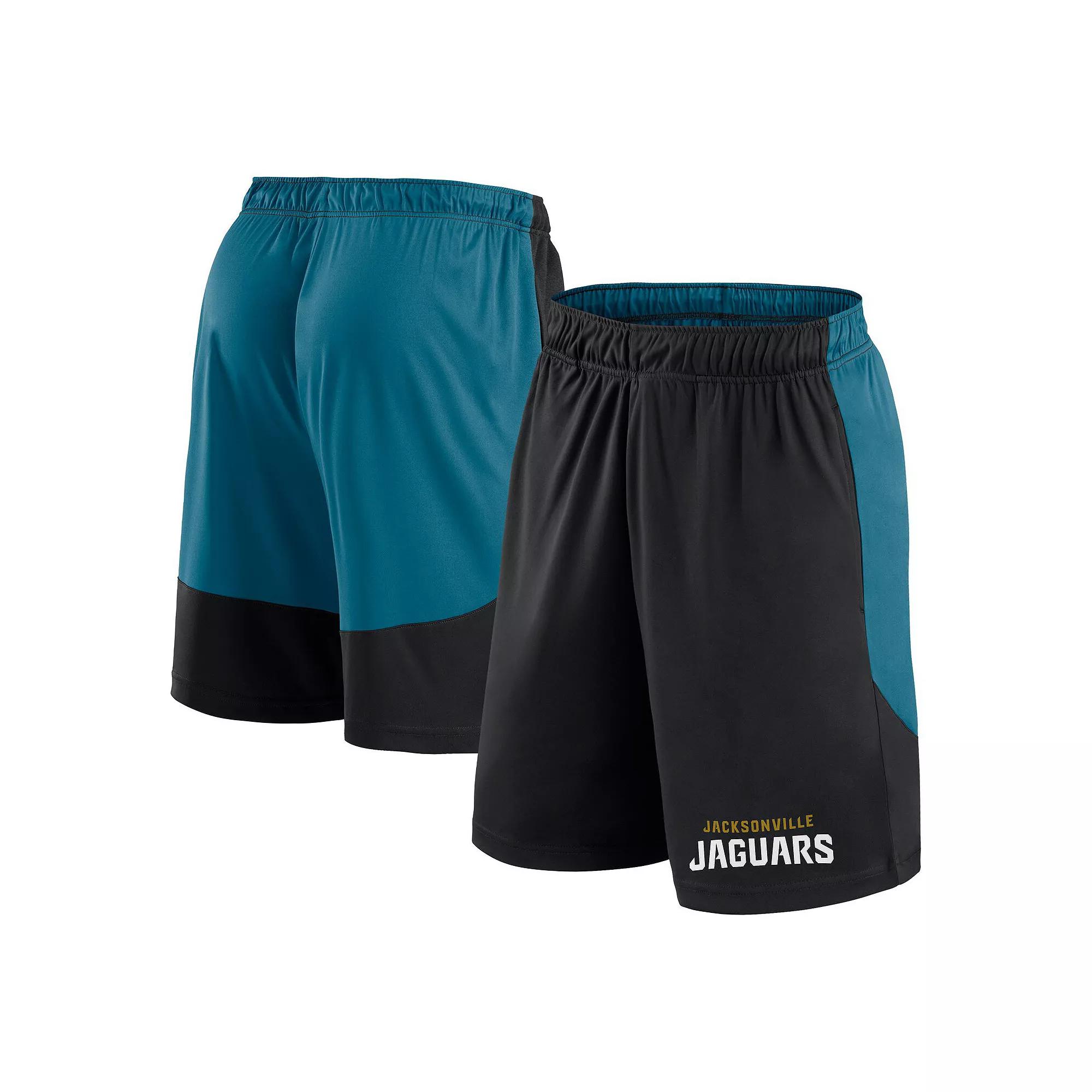 Men's Black/Red Portland Trail Blazers Launch Performance Shorts, Size: 4XL Product Image