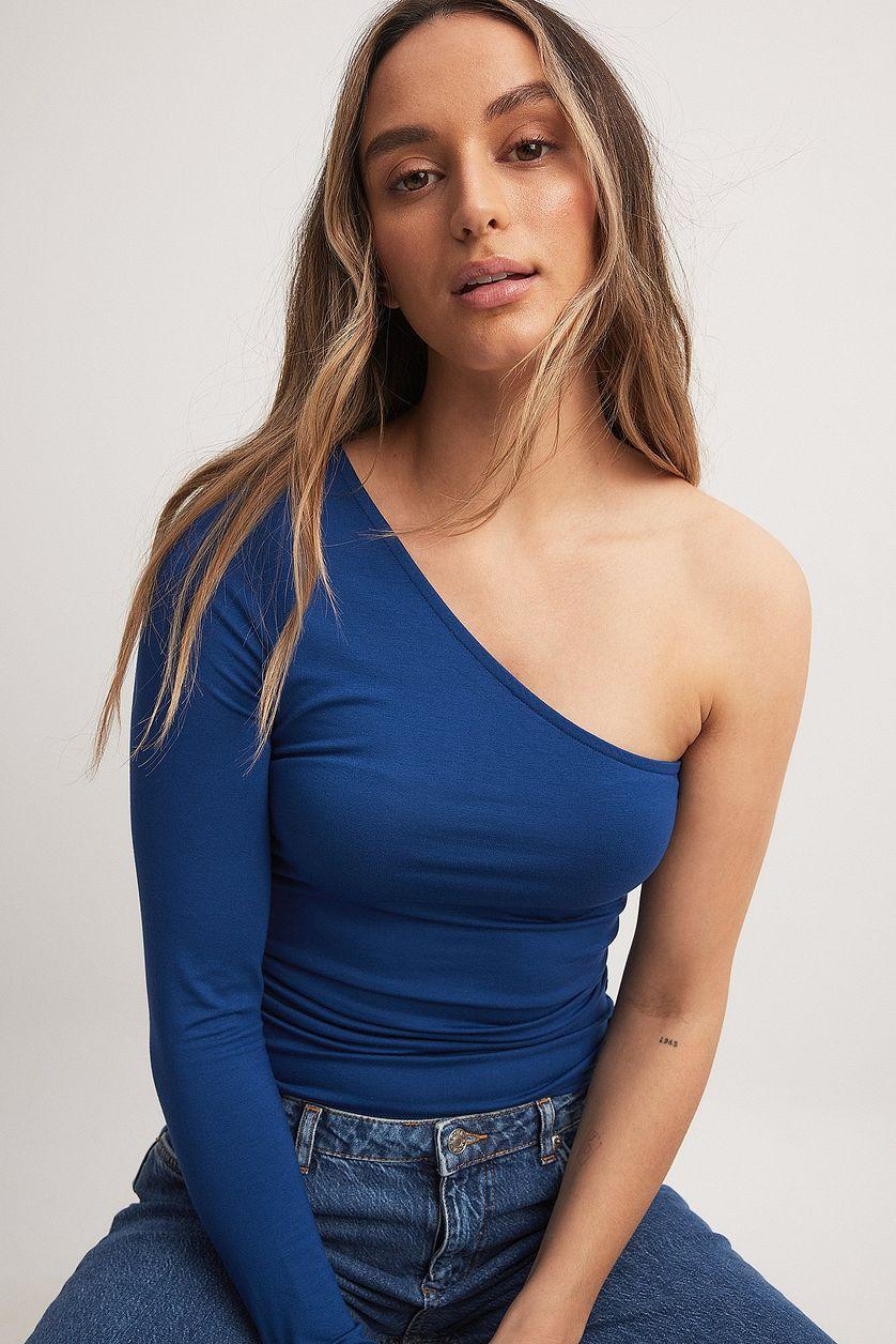 Soft Line One Shoulder Top Product Image