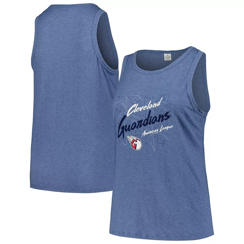 Women's Soft as a Grape Navy Cleveland Guardians Plus  Product Image