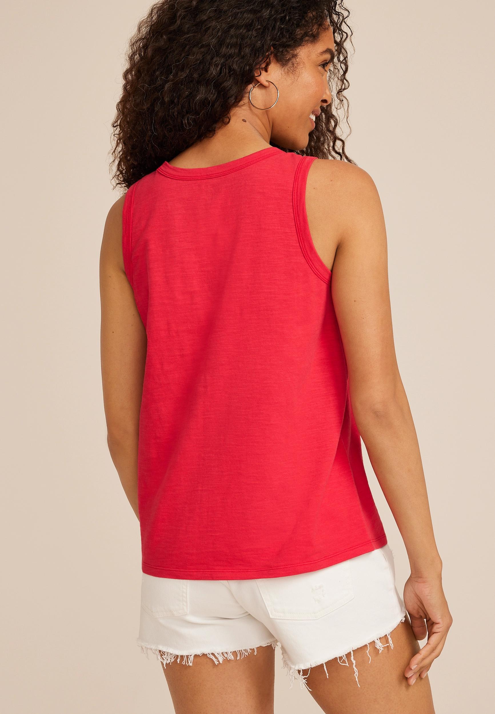 24/7 Colorblock Shoulder Tank Top Product Image