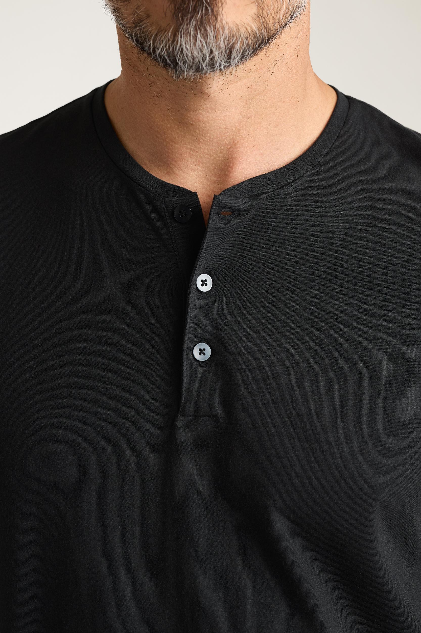 Pima Performance Long Sleeve Henley Product Image