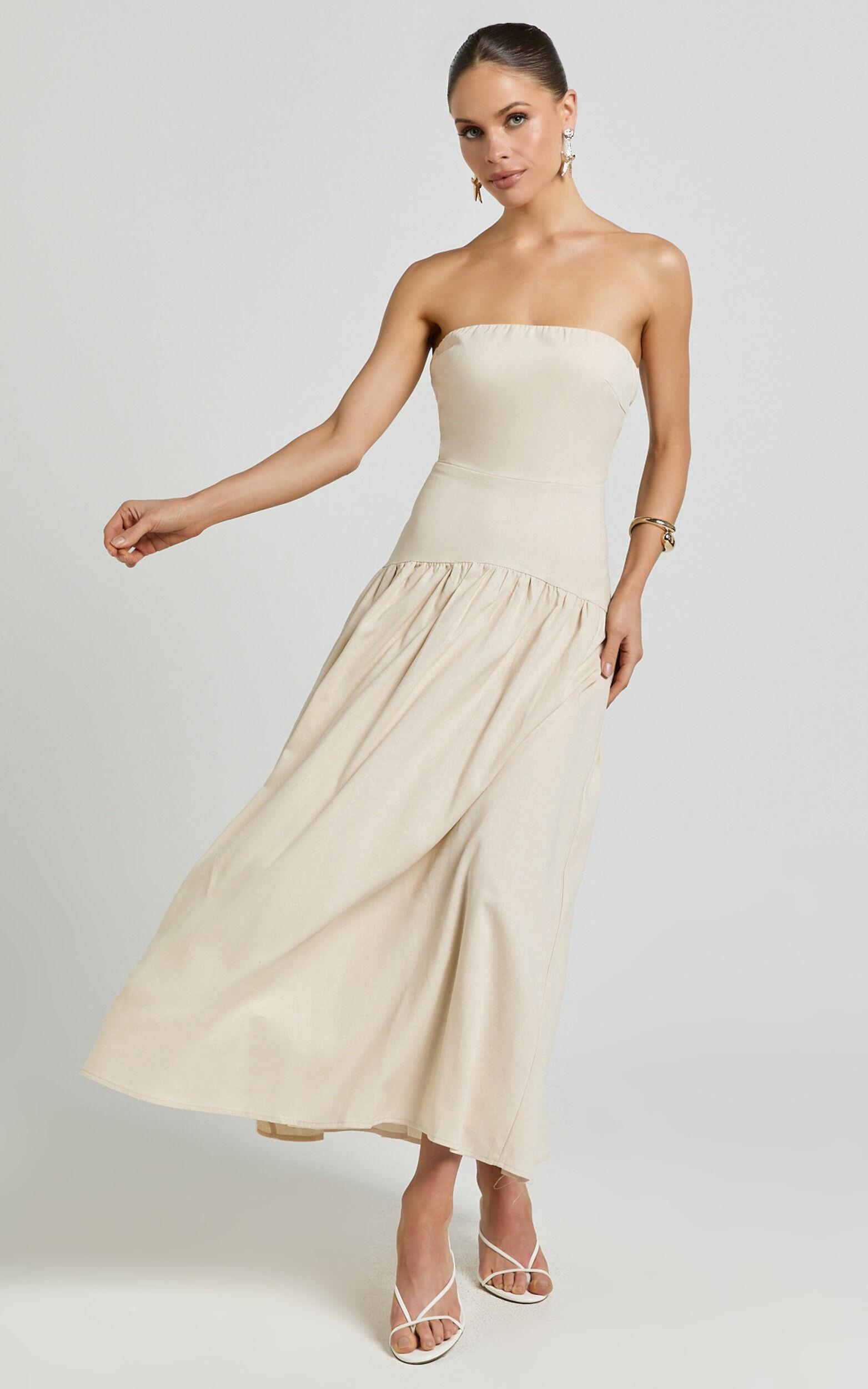 Seven Wonders - Danica Midi Dress in Latte Product Image
