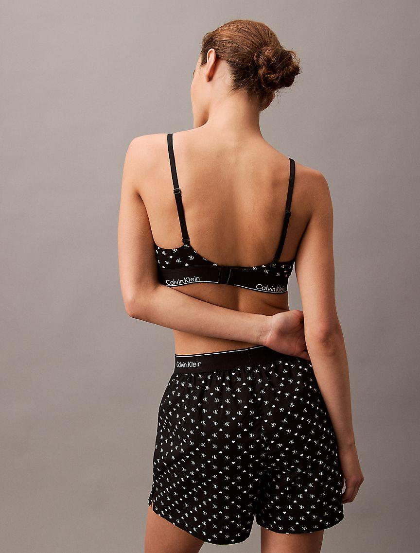 Icon Cotton Modal V-Day Lightly Lined Triangle Bralette Product Image