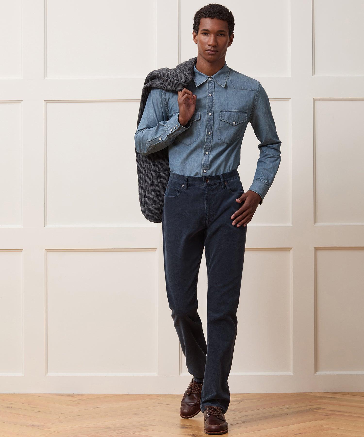 Straight 5-Pocket Corduroy Pant Product Image