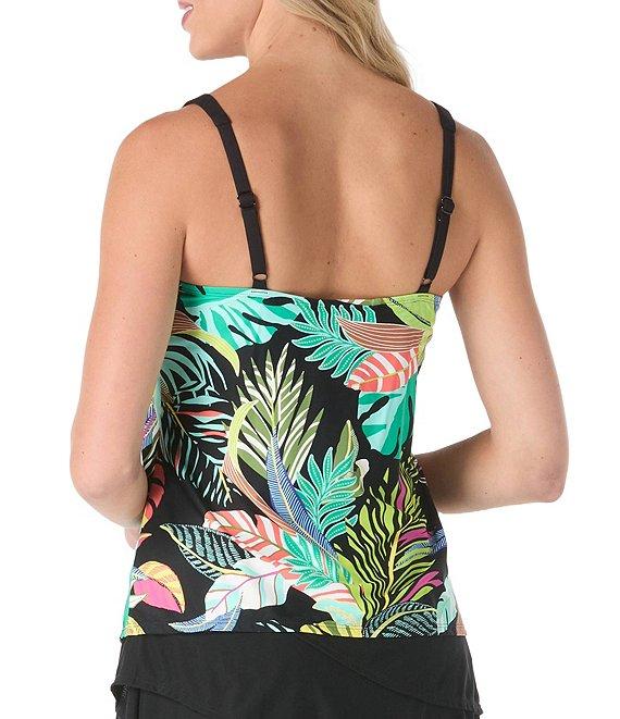 Coco Reef Classic Solids Mesh Layered Swim Skort Product Image