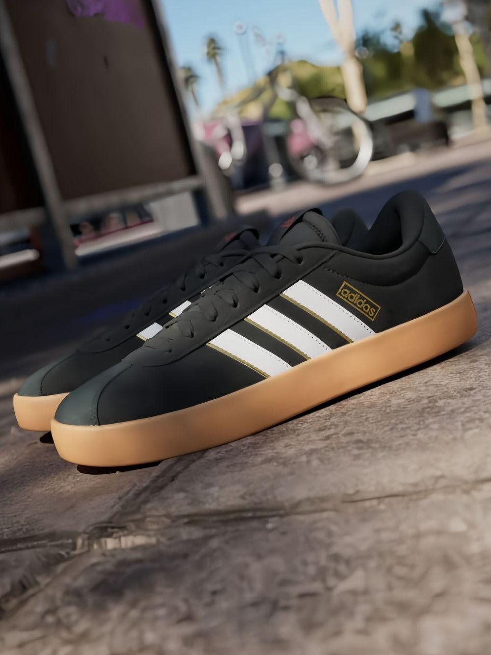 VL Court 3.0 "Black/White/Gum" sneakers Product Image