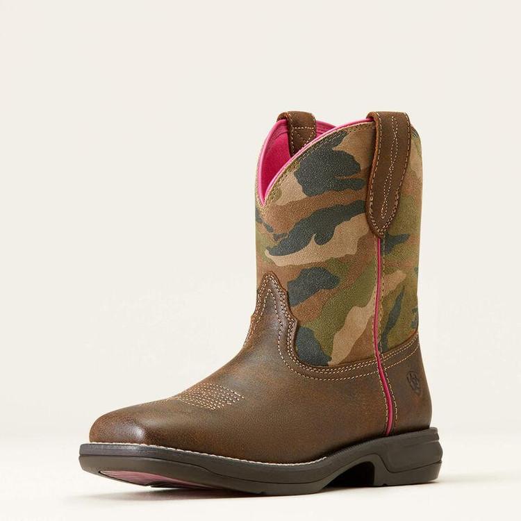 SALE Ariat® Ladies' Anthem Brown Bomber/Camo Shortie Myra Boots Product Image