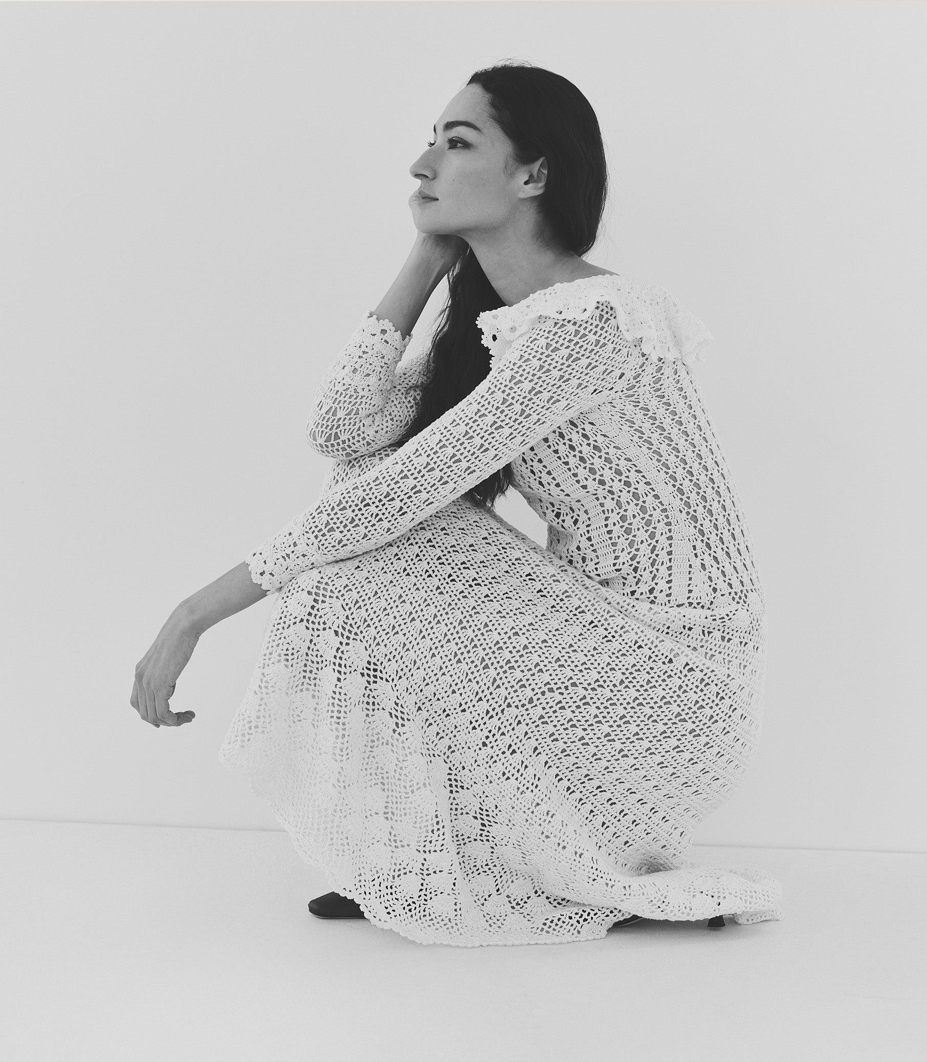 MARGOT DRESS -- PEARL Product Image