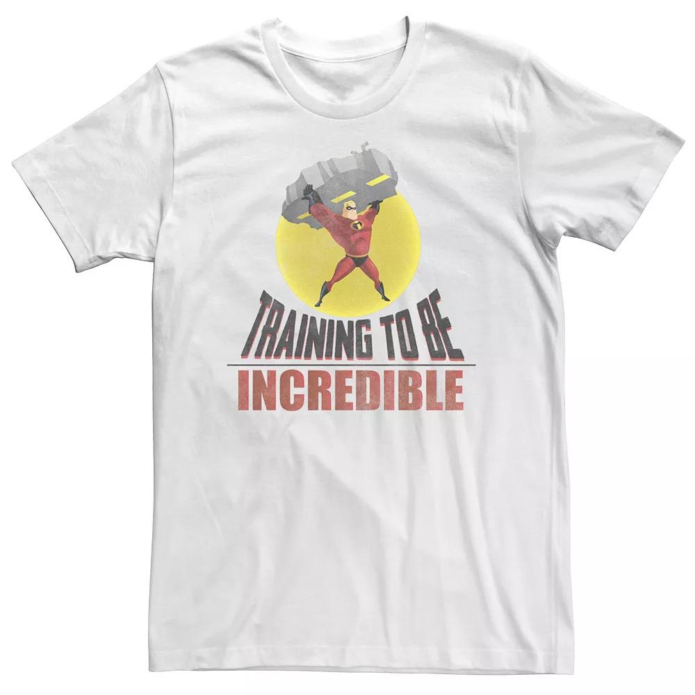 Big & Tall Disney / Pixar Incredibles Training To Be Incredible Tee, Men's,  Product Image
