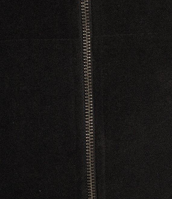 Volcom Lil Velour Zip Up Crop Hoodie Product Image