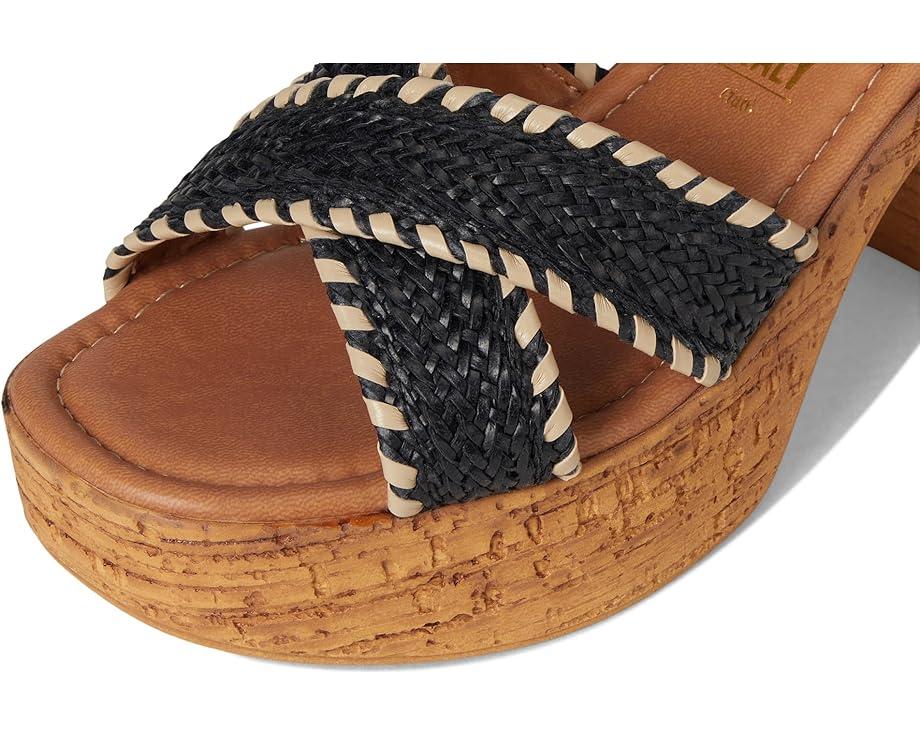 Adorned Raffia Slide Sandal Product Image