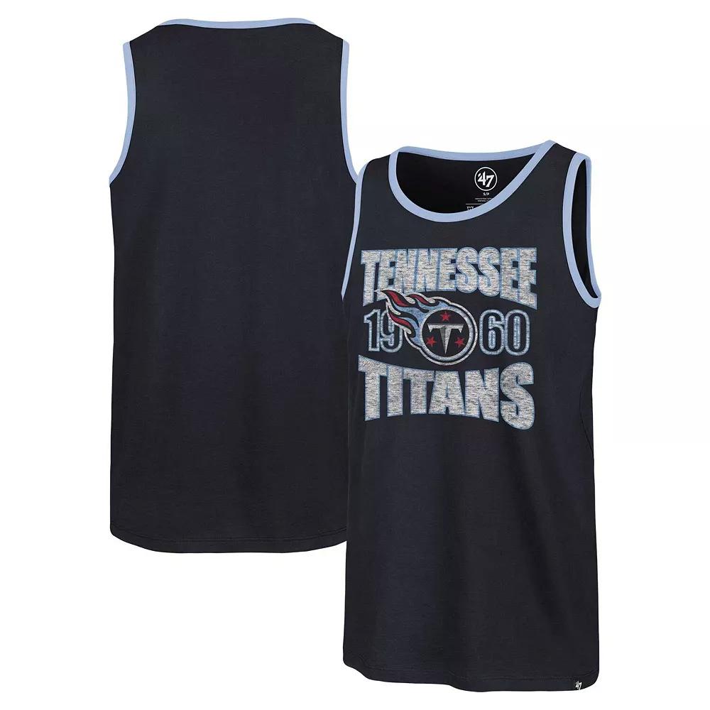 Men's '47 Navy Tennessee Titans Upload Franklin Tank Top, Size: 3XL, Blue Product Image