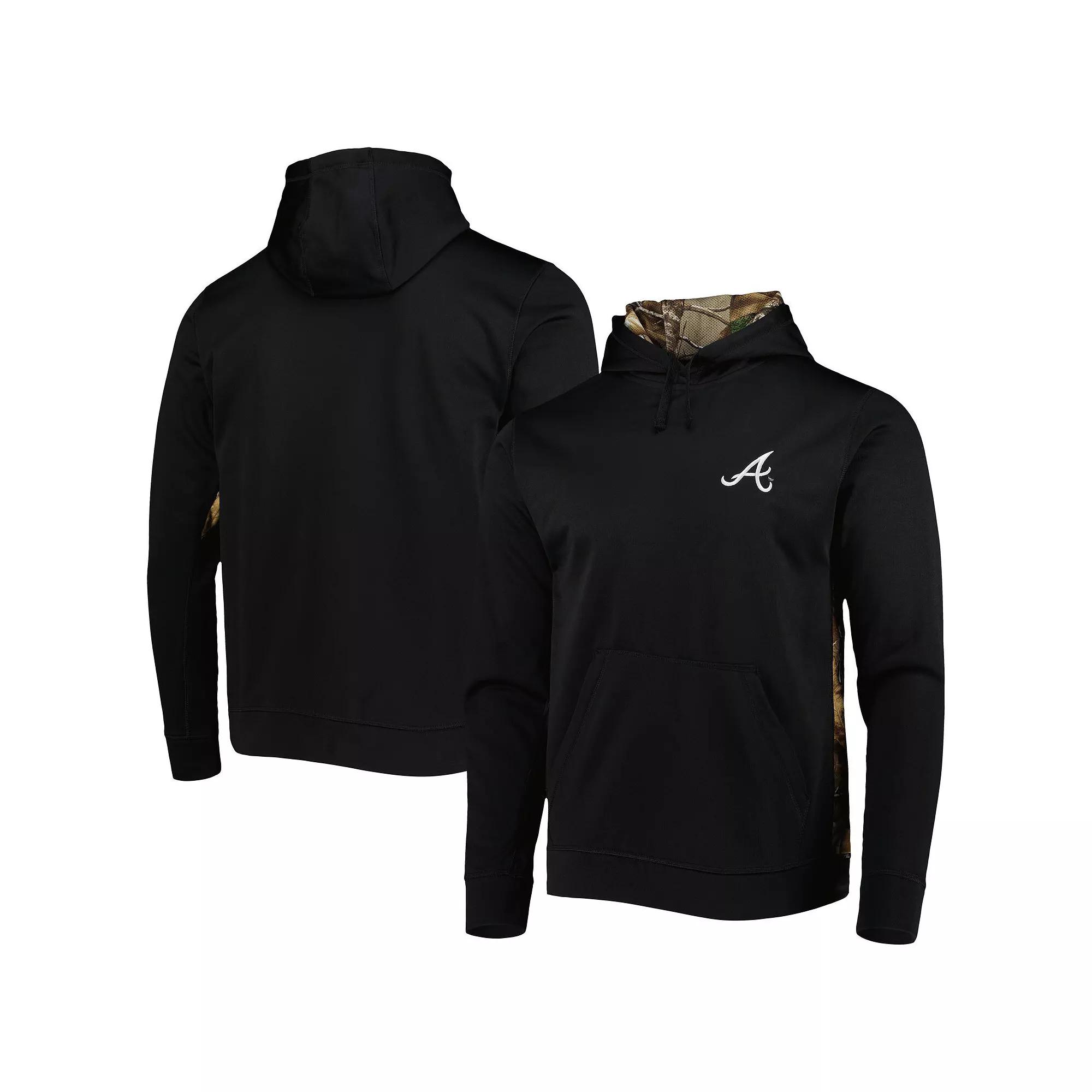 Men's Dunbrooke Black/Camo Atlanta Braves Ranger Pullover Hoodie,  Product Image